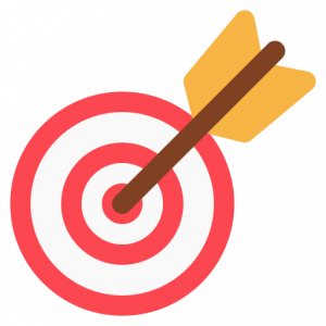 bullseye arrow on a target