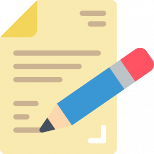 pencil writing on paper